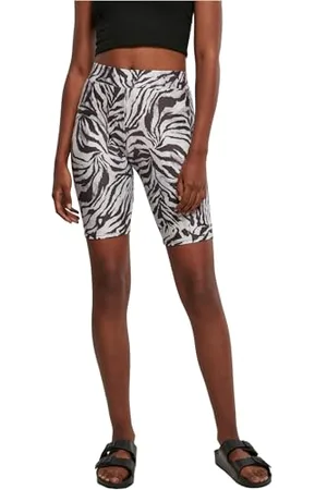 Urban classics Pantaloncini Sportivi Donna, Fitness Leggins Elasticizzati, Yoga e Palestra, Pantaloncini a Vita Alta in Diversi Colori, Taglie XS - 5XL