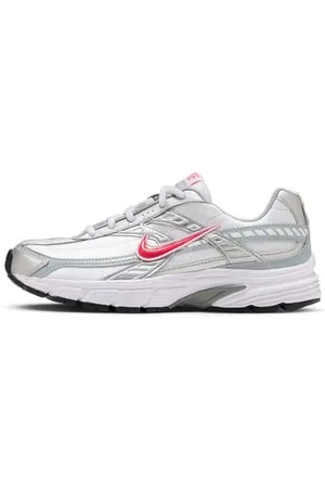 Nike Wmns Initiator, Sneaker Donna, White/Cherry-Metallic Silver-Mist Blue, 44.5 EU