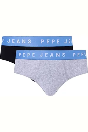 Pepe Jeans Logo Bf Lr 2P, Slip Uomo, (Black),L