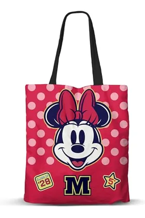 Disney Minni Mouse Class-Borsa della Spesa Shopping FAN, Rosa, 33 x 40 cm
