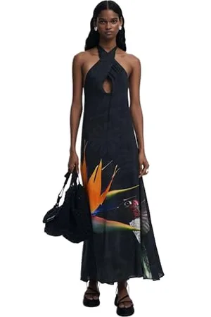 Desigual Swim_colibrí Dress Swimwear Cover Up, , S Donna