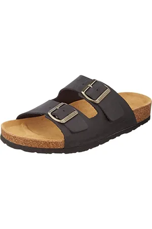 Lumberjack Flint, Sandali a Ciabatta Uomo, Black, 43 EU