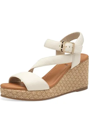 QS by s.Oliver Damen 5-28707-44, Sandali con Zeppa Donna, , 40 EU
