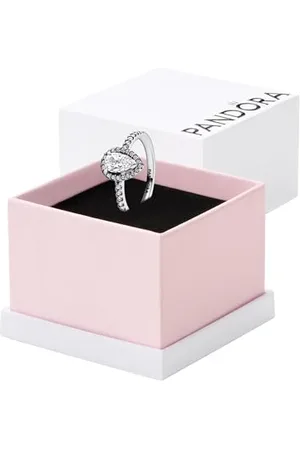 PANDORA Timeless Anello a goccia in argento Sterling con zirconia cubica , 58