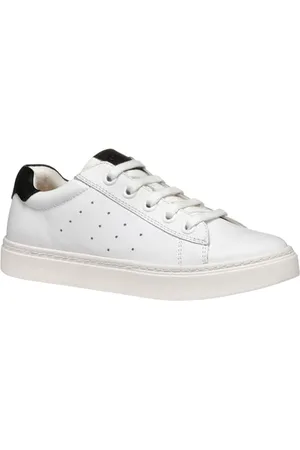 Geox J NASHIK Boy A, Scarpe da Ginnastica, White/Black, 36 EU