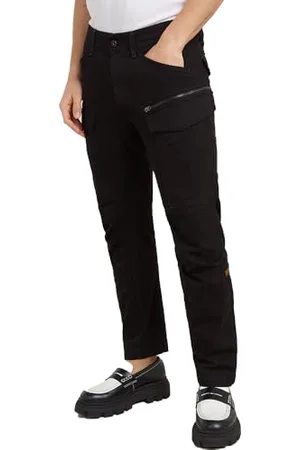 G-Star Uomo Zip Cargo Pants 3D Tapered, (dk black D25665-D846-6484), 29W / 30L