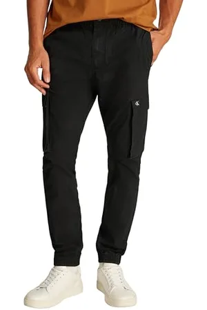 Calvin Klein Uomo Pantaloni Cargo Skinny Fit, Nero (Ck ), 36W