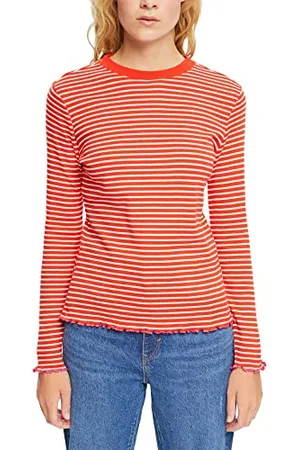ESPRIT 082ee1k335 T-Shirt, 630/rosso, M Donna