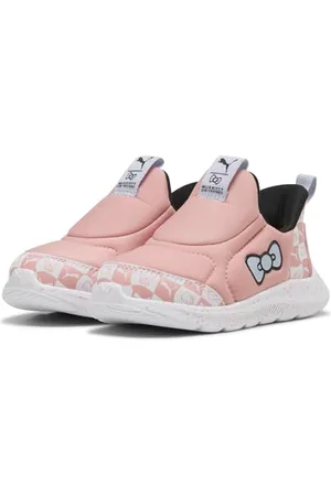 PUMA Fun Racer 2 Sliptech HK&fr Inf, Scarpe da Ginnastica Bimba 0-24, Pink Fruit Cool Weather Black, 21 EU