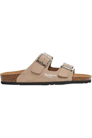 Pepe Jeans Oban Suede W, Sandalo Donna, Beige (bianco pop), 36 EU