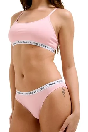 Juicy Couture Ren BH Bralette ohne Bügel mit Verstellbaren Trägern für Sport Freizeit U. Fitness in Versch. Farben Reggiseno, , XL Donna