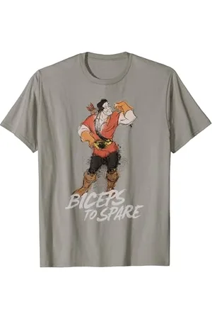 Disney Beauty And The Beast Gaston Biceps To Spare Maglietta