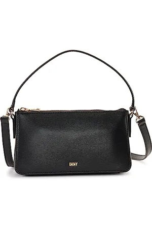 DKNY Demi Bag, Crossbody Donna, Nero/Oro, Taglia Unica