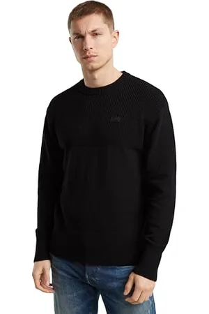 G-Star Uomo Knitted Sweater Fisherman, (dk black D25127-C868-6484), XL