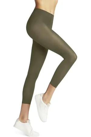 Falke Pure Matt 50 Den Capri W Le Semicoprenti Tinta Unita, Leggings Donna, , L