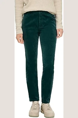 QS by s.Oliver Lungo, Fit Pantaloni Lunghi, vestibilità Slim, , 36W x 32L Donna