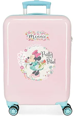 Disney Minnie Florals Valigia da cabina 38 x 55 x 20 cm Rigida ABS chiusura a combinazione laterale 34 l 2 kg 4 ruote doppie equipaggiamento a mano