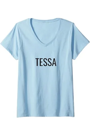 .TESSA Donna Maglietta con Collo a V