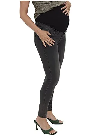 VERO MODA MAMA.LICIOUS VMMTANYA MR S Piping Jeans VI207 GA Noos, , S da Donna