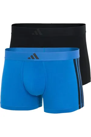 adidas Herren Unterwäsche Boxershorts 2er Pack-Low Rise Trunk (2pk) -Active Flex Cotton 3 Stripes Boxer a Pantaloncino, Assorted_4am008, S Uomo