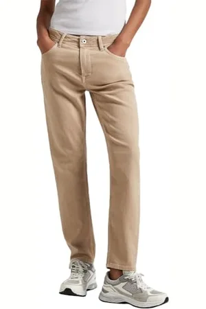 Pepe Jeans Tapered vita alta PL211704, Pantaloni Donna, , 26W / 30L