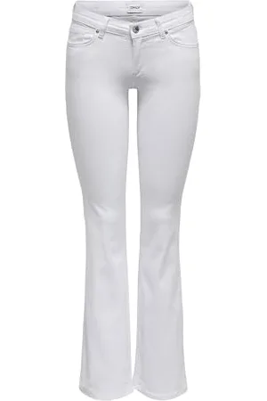 ONLY Onlblush LW Flared White DNM Cro, , (M) W x 32L Donna