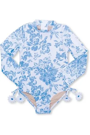 Shade Critters Mädchen Langarm Badeanzug Set Bikini, , 4 Anni Bambine e Ragazze
