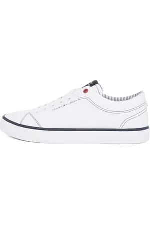 Tommy Hilfiger Uomo Sneakers Vulcanizzate Core Ithaca Profilo Basso, (White), 44 EU