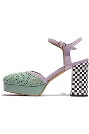 Fly London ELZA241FLY, Pumps Donna, Spearmint/Purple/Blue, 41 EU