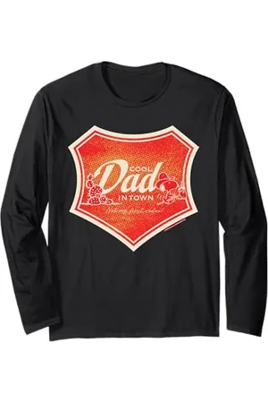 Peanuts Snoopy Festa del papà Regali Cool Best Greatest Dad Rodeo Cowboy Maglia a Manica