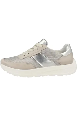 ARA New York, Scarpe da Ginnastica Donna, Shell Silver 12 25116 11, 39 EU Larga