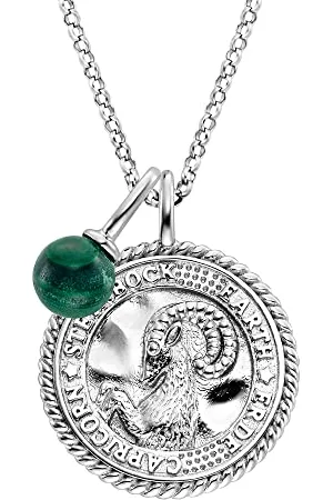Engelsrufer Collana da Donna Sterling 925 ERN-CAPRICORN-ML-ZI