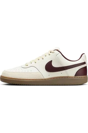 Nike Court Vision Lo, Sneaker Uomo, Sail/Burgundy Crush-Lt Khaki, 45.5 EU