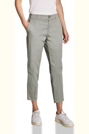 Street one A378680 Morbido Twill Chino, Verde Pastello, 34W x 28L Donna