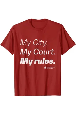 Euroleague MY CITY. MY COURT. MY RULES Maglietta