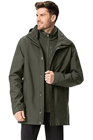 Vaude Parka Idris 3 in 1 da Uomo Giacca Doppia, , XL