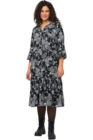 Ulla Popken Vestito, Stampa, , 60-62 Donna