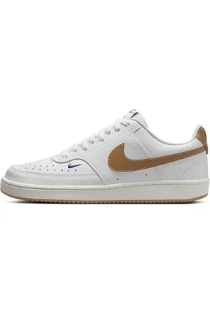 Nike Court Vision Low Next Nature, Sneaker Donna, White/Flax-Game Royal-Sail, 37.5 EU