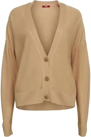 ESPRIT 034ee1i331 Maglione Cardigan, 270/beige, M/L Donna