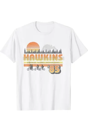 Stranger Things Hawkins Retro 85 Maglietta