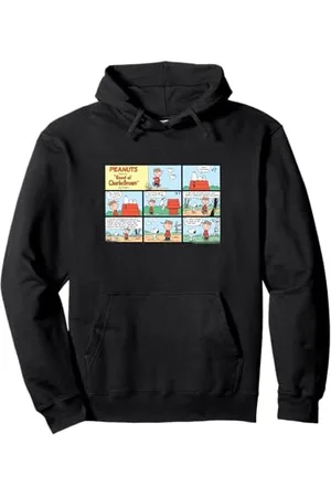Peanuts Snoopy Charlie Brown Migliore Amico Avventura Fumetto Striscia Retro Felpa con Cappuccio