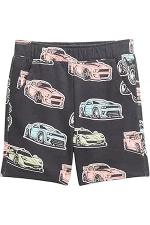 TOM TAILOR 1046536 Pantaloni Sportivi, 37796-Colorful Dark Base Car Design, 92/98 cm Bambino