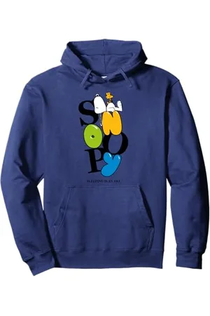 Peanuts Snoopy Sleeping is an Art Felpa con Cappuccio