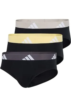 adidas Herren Unterwäsche Slip 3er Pack-Brief (3pk) -Active Flex Cotton Mutande da Uomo, Assorted_4am001, M