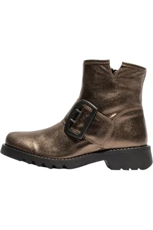 Fly London RILY991FLY, Fashion Boot Donna, Dk. Gold, 37 EU