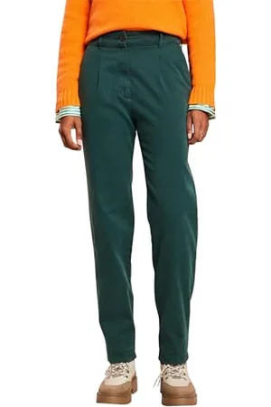ESPRIT 103E1B305 Pantaloni, 305/verde Smeraldo, 32W x 32L Donna