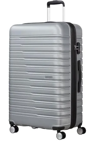 American Tourister Flashline - Spinner L, valigia, 78 cm, 100/109 L, (Sky Silver)