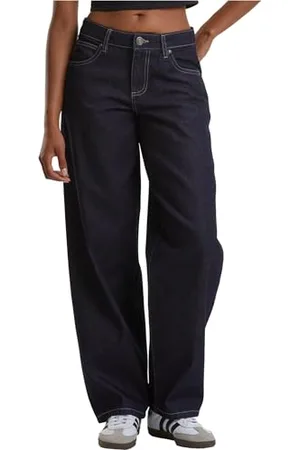 Urban classics Tb7127-ladies Mid Waist 90´s Jeans, , 36 Donna