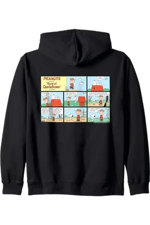 Peanuts Snoopy Charlie Brown Migliore Amico Avventura Fumetto Striscia Retro Felpa con Cappuccio