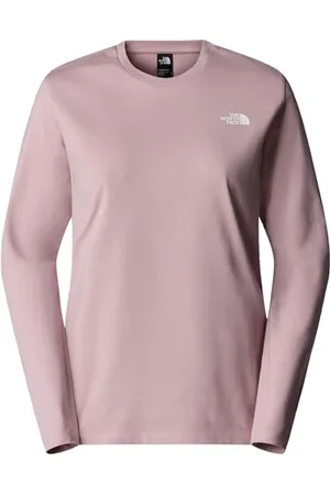 The North Face NF0A87QP0SO W L/S Simple Dome Tee T-Shirt Donna Taglia L